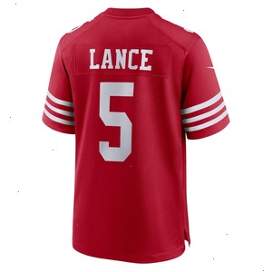 Trey Lance San Francisco 49ers Nike Game Player Jersey - Scarlet