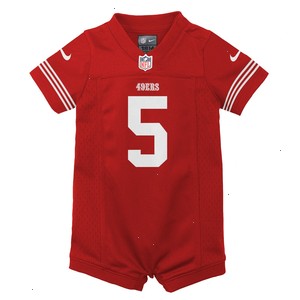 Trey Lance San Francisco 49ers Nike Infant Romper Game Jersey - Scarlet