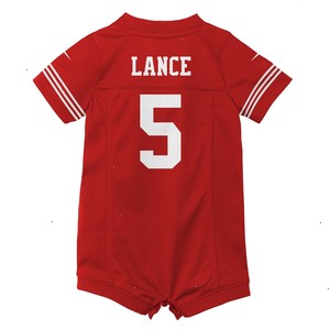 Trey Lance San Francisco 49ers Nike Infant Romper Game Jersey - Scarlet