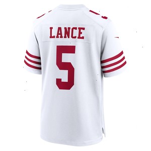 Trey Lance San Francisco 49ers Nike Player Game Jersey - White