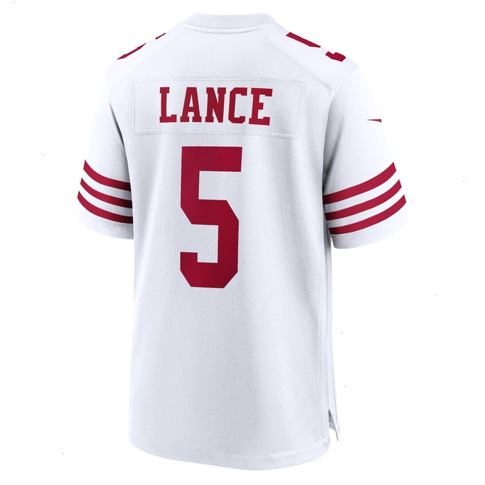 Trey Lance San Francisco 49ers Nike Player Game Jersey - White