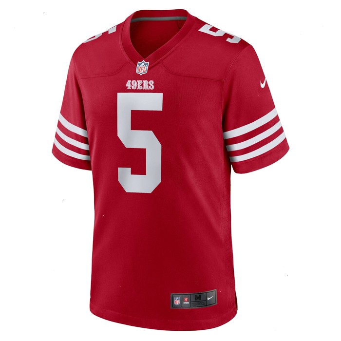 Trey Lance San Francisco 49ers Nike Team Game Jersey - Scarlet