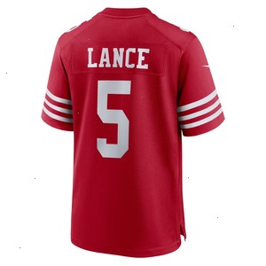 Trey Lance San Francisco 49ers Nike Team Game Jersey - Scarlet