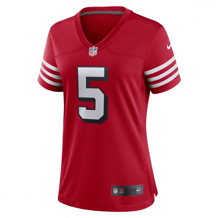 Trey Lance San Francisco 49ers Nike Women's Alternate Game Jersey - Scarlet