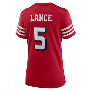 Trey Lance San Francisco 49ers Nike Women's Alternate Game Jersey - Scarlet