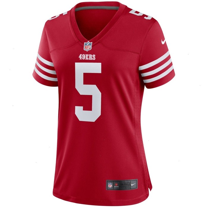 Trey Lance San Francisco 49ers Nike Women's Player Jersey - Scarlet