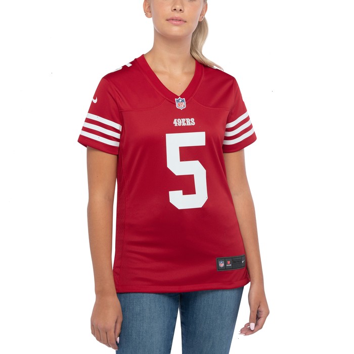 Trey Lance San Francisco 49ers Nike Women's Player Jersey - Scarlet