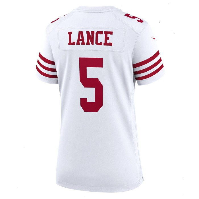 Trey Lance San Francisco 49ers Nike Women's Player Jersey - White