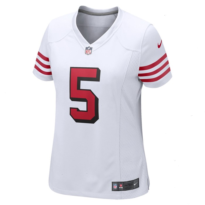 Trey Lance San Francisco 49ers Nike Women's Player Jersey - White V1