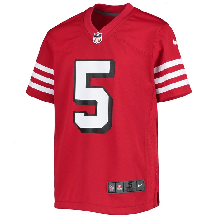 Trey Lance San Francisco 49ers Nike Youth Game Jersey - Scarlet