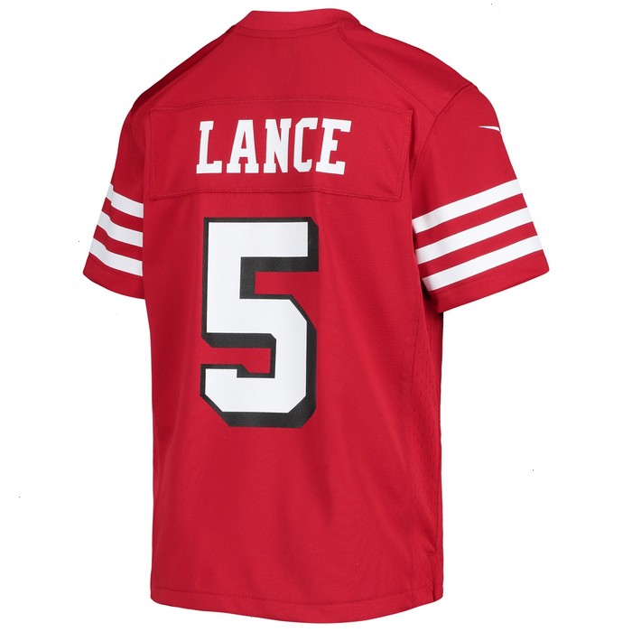 Trey Lance San Francisco 49ers Nike Youth Game Jersey - Scarlet