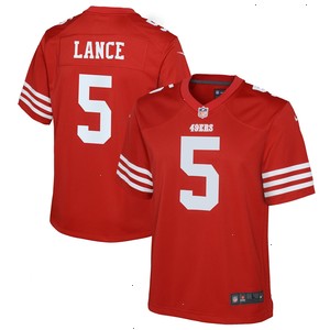 Trey Lance San Francisco 49ers Nike Youth Game Jersey - Scarlet V1