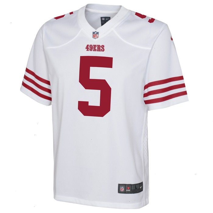 Trey Lance San Francisco 49ers Nike Youth Game Jersey - White