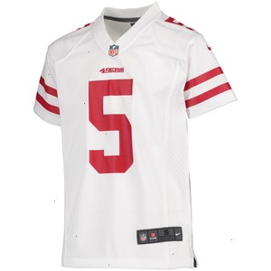 Trey Lance San Francisco 49ers Nike Youth Player Game Jersey - White