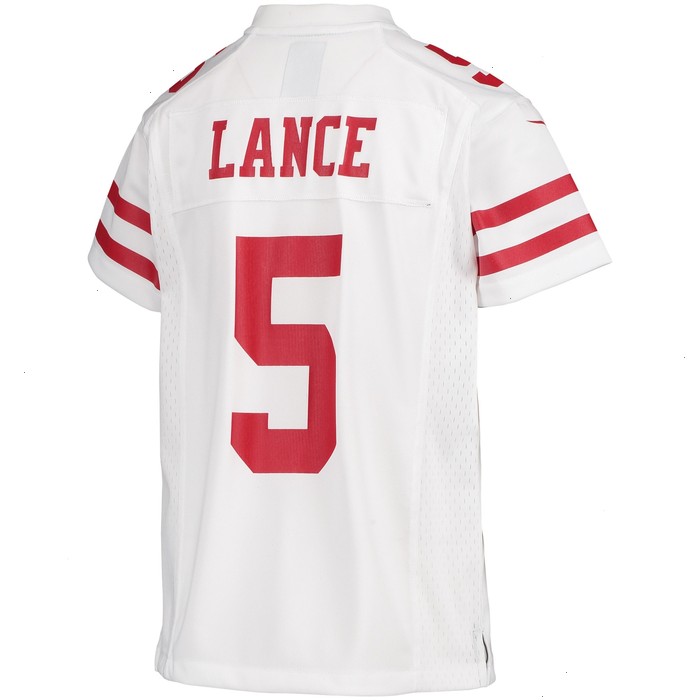 Trey Lance San Francisco 49ers Nike Youth Player Game Jersey - White