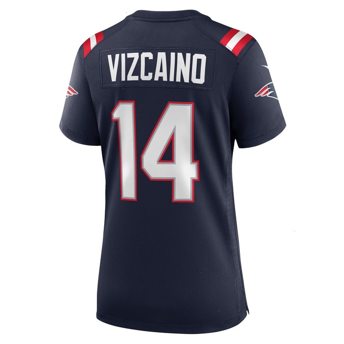 Tristan Vizcaino New England Patriots Nike Women's Home Game Player Jersey - Navy