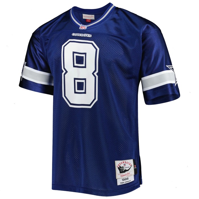 Troy Aikman Dallas Cowboys Mitchell & Ness 1996 Authentic Retired Player Jersey - Navy