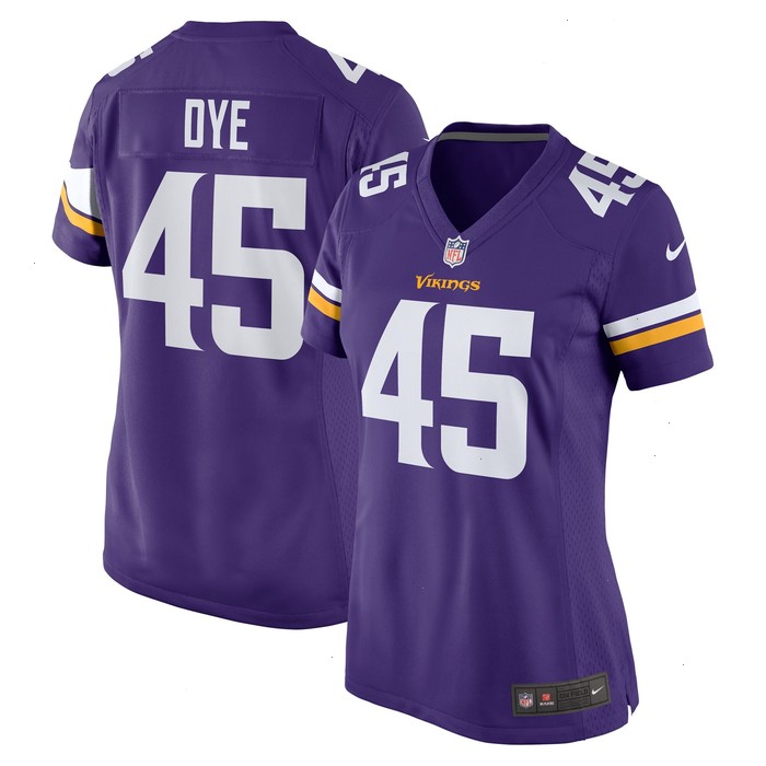 Troy Dye Minnesota Vikings Nike Women's Game Jersey - Purple