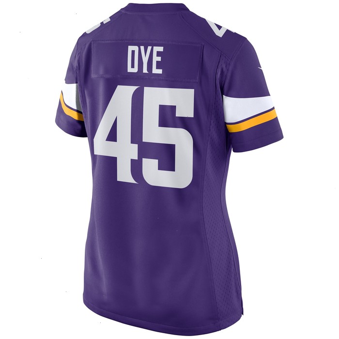 Troy Dye Minnesota Vikings Nike Women's Game Jersey - Purple