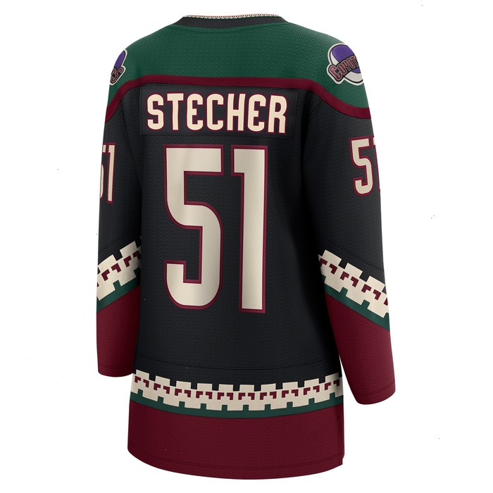 Troy Stecher Arizona Coyotes Fanatics Branded Women's Home Breakaway Player Jersey - Black