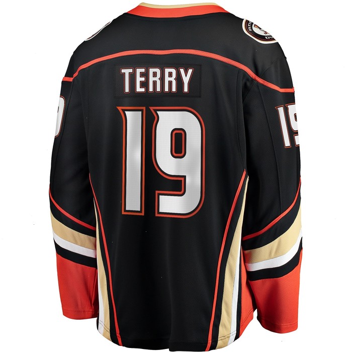 Troy Terry Anaheim Ducks Fanatics Branded Home Team Breakaway Player Jersey - Black