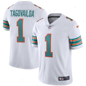 Tua Tagovailoa Miami Dolphins Nike 2nd Alternate Vapor Limited Jersey - White