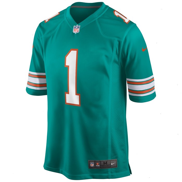 Tua Tagovailoa Miami Dolphins Nike Alternate Game Jersey - Aqua