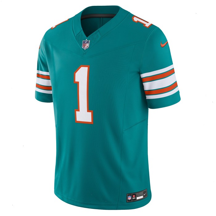 Tua Tagovailoa Miami Dolphins Nike Vapor F.U.S.E. Limited Jersey - Aqua