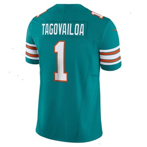 Tua Tagovailoa Miami Dolphins Nike Vapor F.U.S.E. Limited Jersey - Aqua