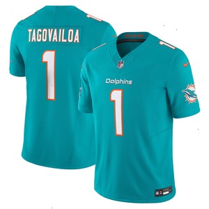 Tua Tagovailoa Miami Dolphins Nike Vapor F.U.S.E. Limited Jersey - Aqua V1