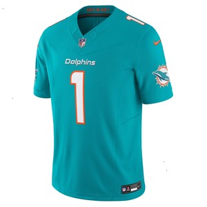 Tua Tagovailoa Miami Dolphins Nike Vapor F.U.S.E. Limited Jersey - Aqua V1