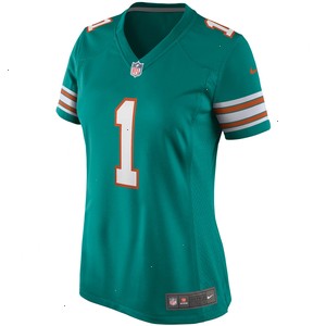 Tua Tagovailoa Miami Dolphins Nike Women's Alternate Game Jersey - Aqua