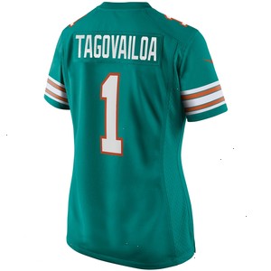 Tua Tagovailoa Miami Dolphins Nike Women's Alternate Game Jersey - Aqua