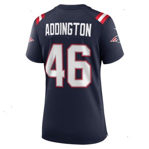 Tucker Addington New England Patriots Nike Women's Home Game Player Jersey - Navy