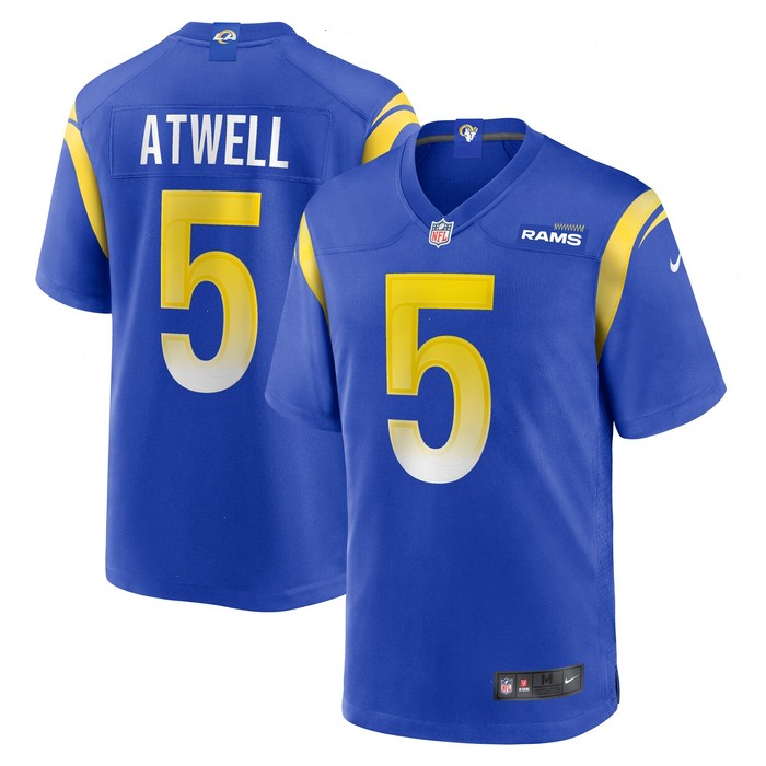 Tutu Atwell Los Angeles Rams Nike Home Game Jersey - Royal