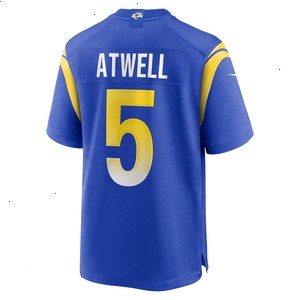 Tutu Atwell Los Angeles Rams Nike Home Game Jersey - Royal