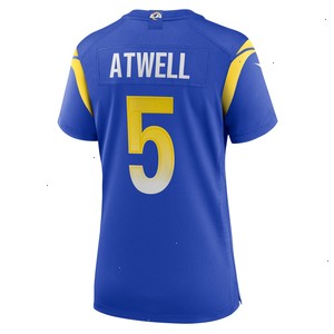 Tutu Atwell Los Angeles Rams Nike Women's Home Game Jersey - Royal