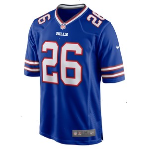 Ty Johnson Buffalo Bills Nike Team Game Jersey - Royal V1