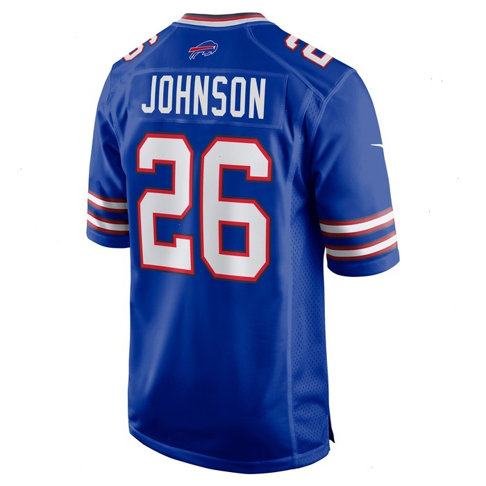 Ty Johnson Buffalo Bills Nike Team Game Jersey - Royal V1