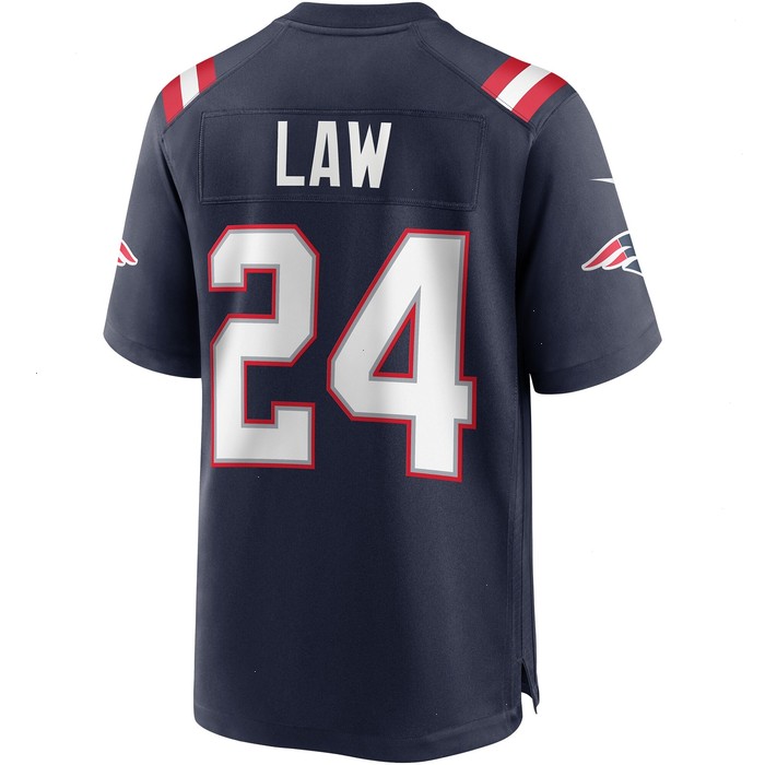 Ty Law New England Patriots Nike Game Retired Player Jersey - Navy