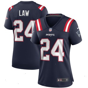 Ty Law New England Patriots Nike Women's Game Retired Player Jersey - Navy