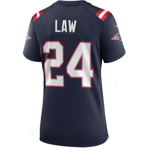 Ty Law New England Patriots Nike Women's Game Retired Player Jersey - Navy