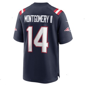 Ty Montgomery New England Patriots Nike Game Jersey - Navy