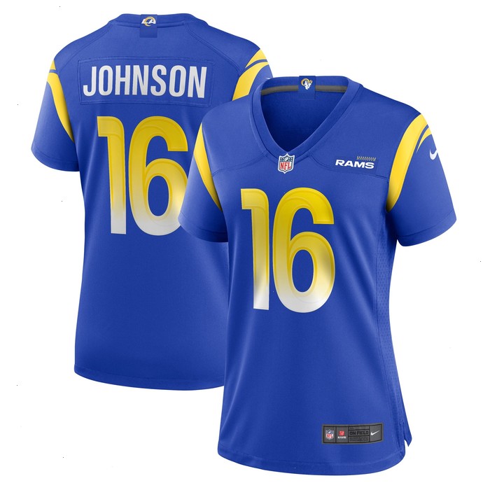 Tyler Johnson Los Angeles Rams Nike Women's Team Game Jersey - Royal