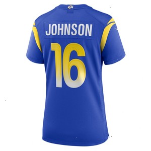 Tyler Johnson Los Angeles Rams Nike Women's Team Game Jersey - Royal