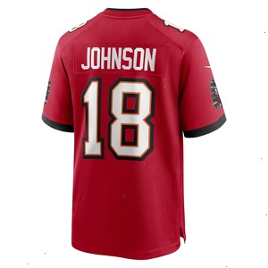 Tyler Johnson Tampa Bay Buccaneers Nike Home Game Player Jersey - Red