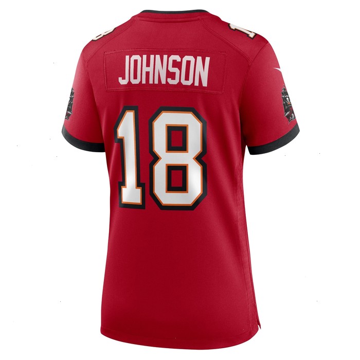 Tyler Johnson Tampa Bay Buccaneers Nike Women's Home Game Player Jersey - Red