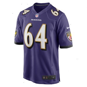 Tyler Linderbaum Baltimore Ravens Nike Player Game Jersey - Purple