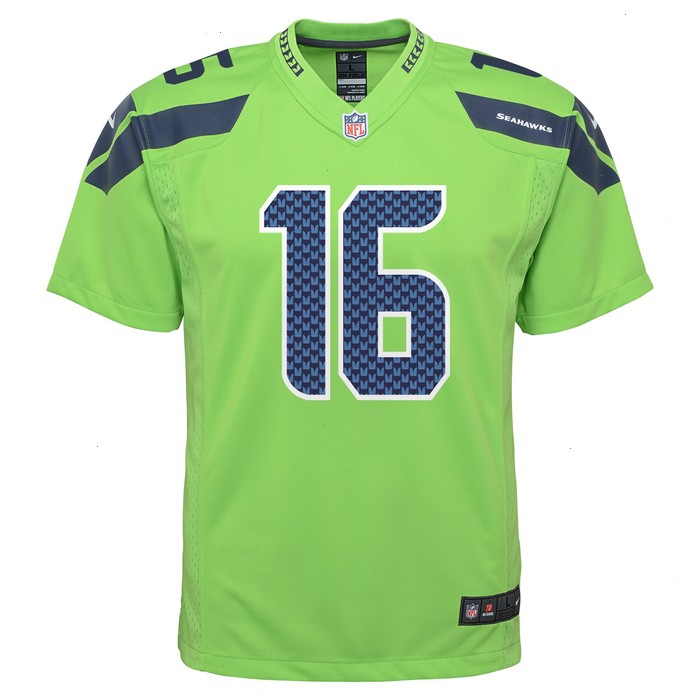 Tyler Lockett Seattle Seahawks Nike Youth Game Jersey - Neon Green