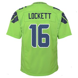 Tyler Lockett Seattle Seahawks Nike Youth Game Jersey - Neon Green